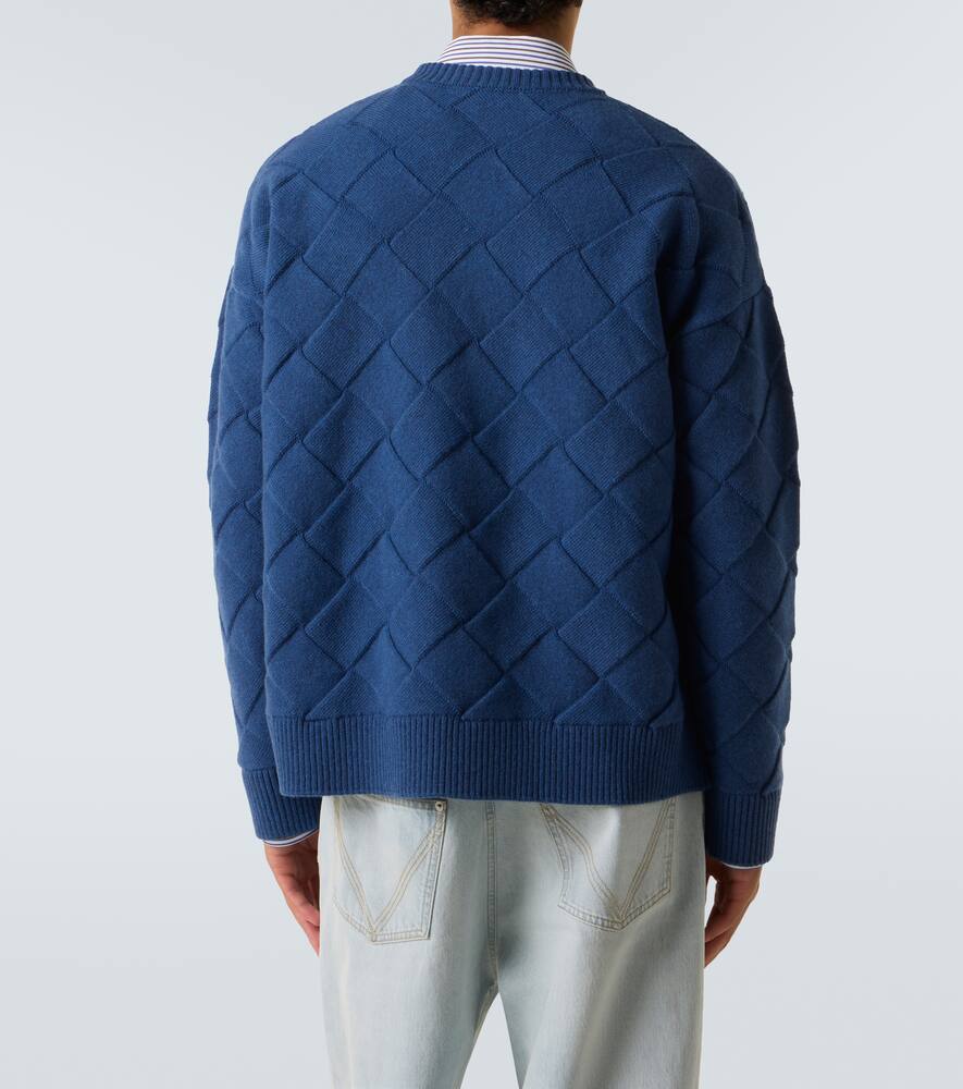 Свитер из шерстяной смеси intreccio Bottega Veneta, Cruise — фото 4