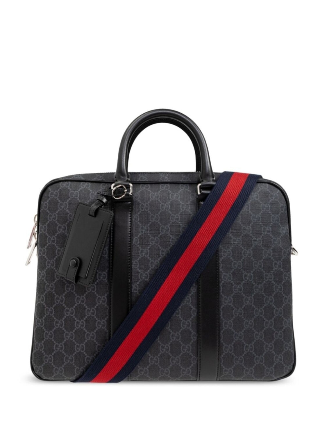 

Gucci портфель из парусины GG Supreme, серый