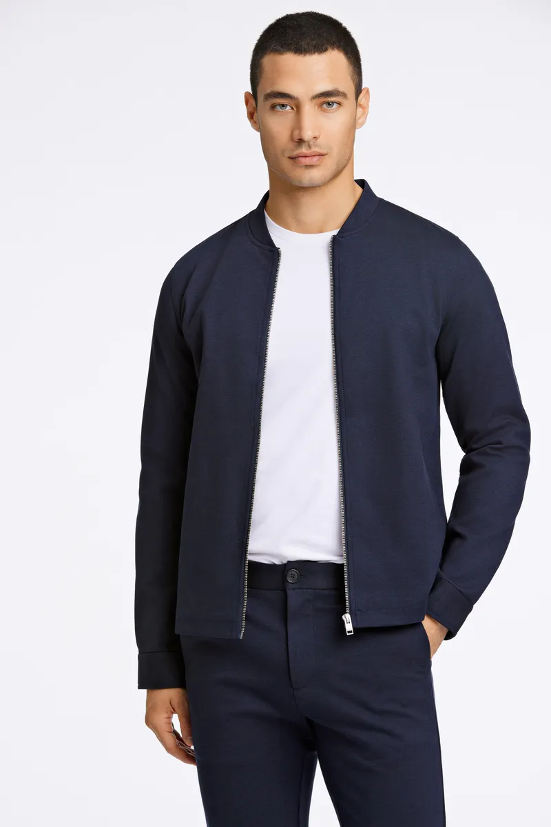 

Функциональная рубашка LINDBERGH "Overshirt" на стрейче, цвет морской волны