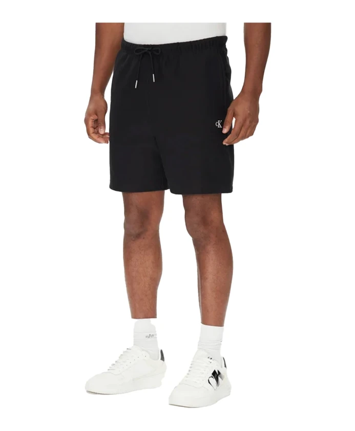 

Черные шорты с логотипом и завязками. Calvin Klein, черный