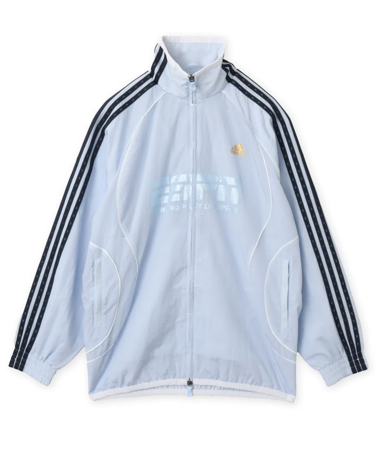 Куртка-тракторная adidas TEAMGEIST 2.0 TRACK TOP, синяя — фото 4