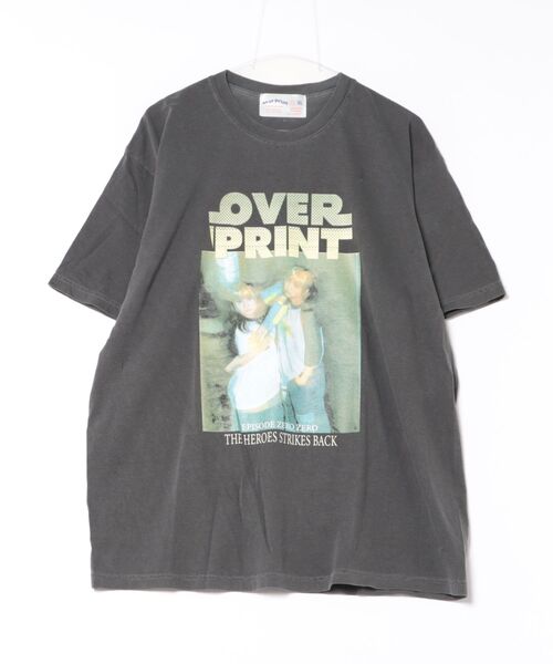 

Over print Футболка с принтом, угольно-серый