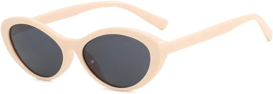 

Солнцезащитные очки с защитой от УФ-излучения UV400 | Овальные линзы «кошачий глаз» с леопардовым принтом, разноцветные | для женщин и мужчин, для занятий спортом на открытом воздухе и вождения DSVIGF, Beige-black