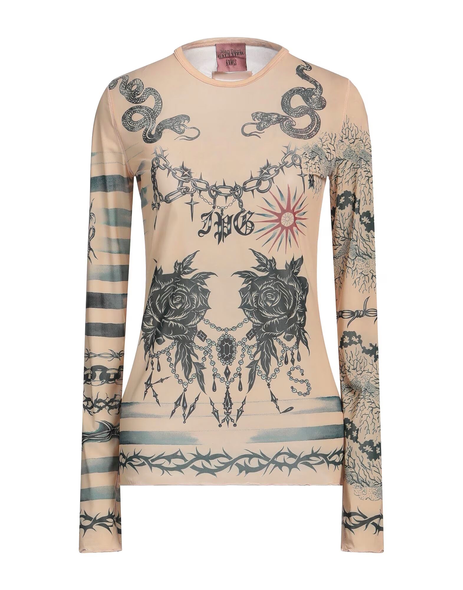 

Футболка Jean Paul Gaultier, песочный