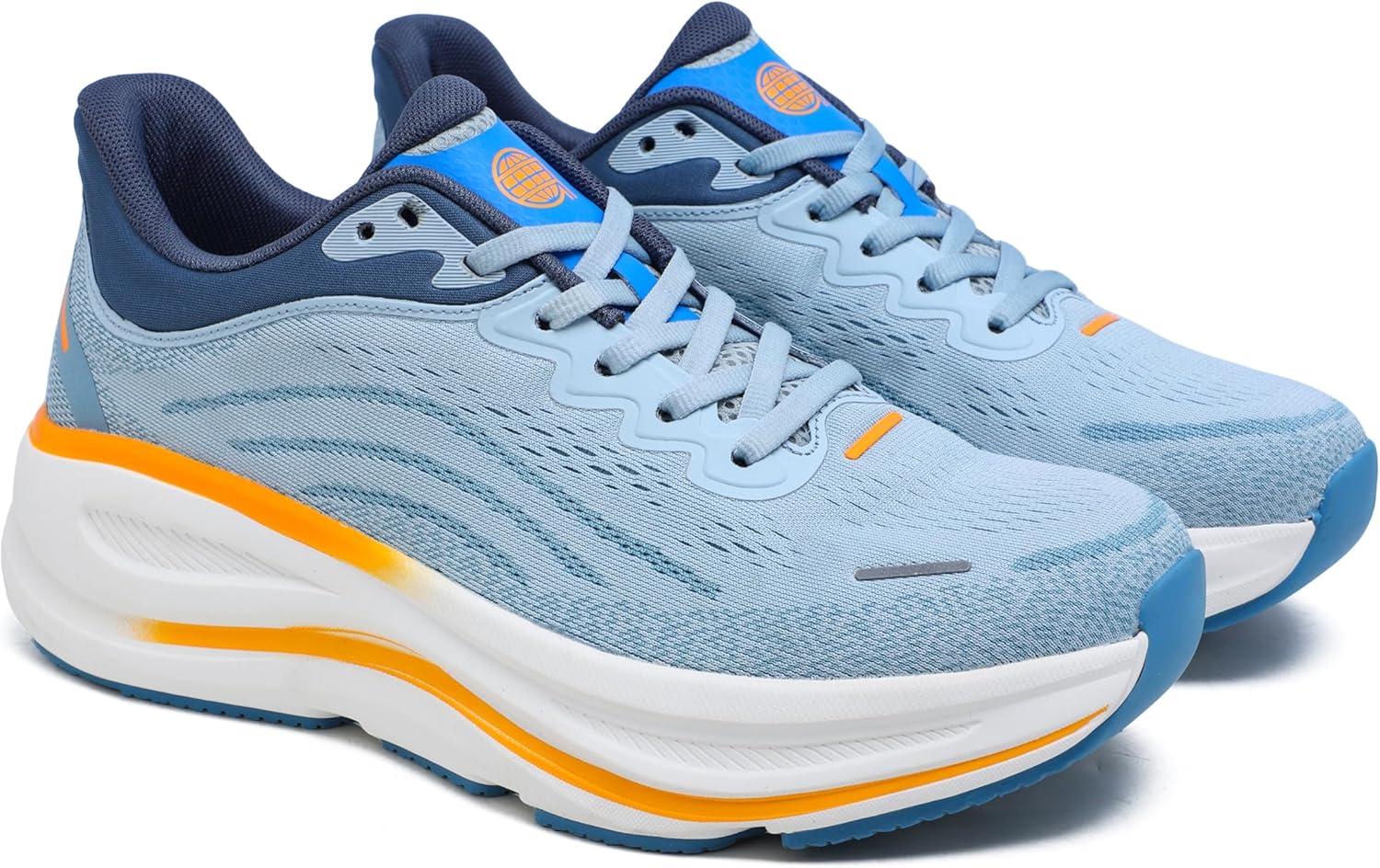 

Кроссовки Future Planet Men's Orbit 1 для бега по шоссе с комфортной посадкой, белый/синий