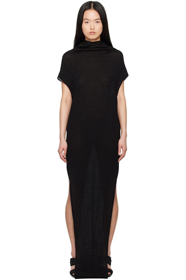 

Макси-платье Hollywood SL Crater Rick Owens, черный