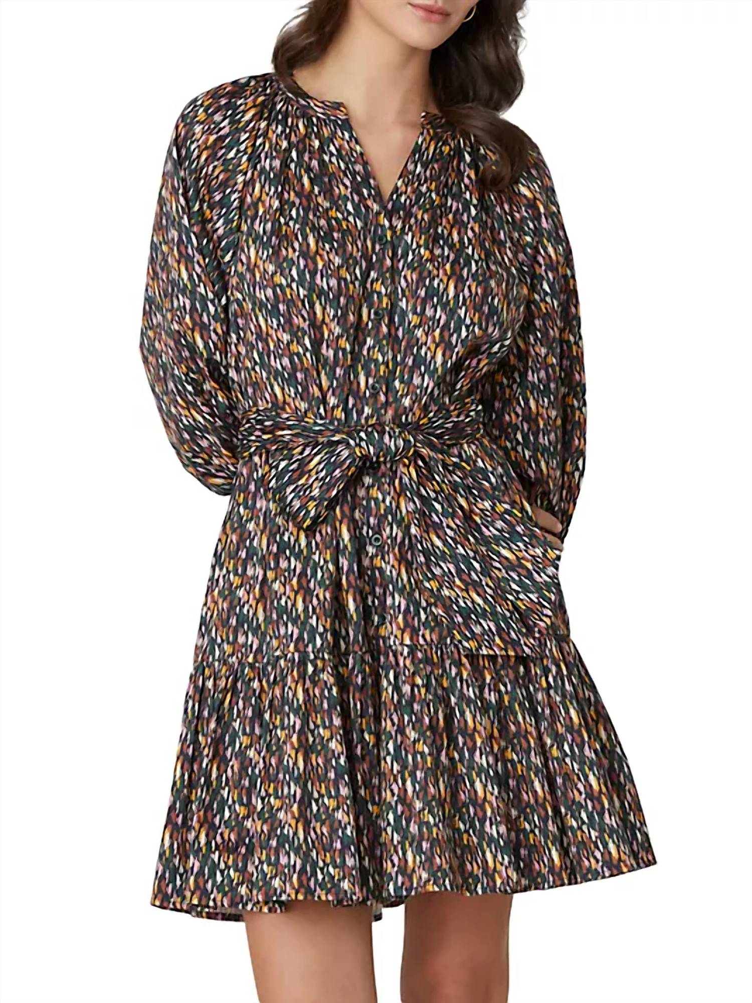 

Платье Esmae в цвете Jet Multi Shoshanna