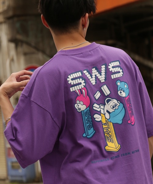 

SIDEWAY STANCE Футболка с короткими рукавами и графическим принтом Sideways Stance, фиолетовая