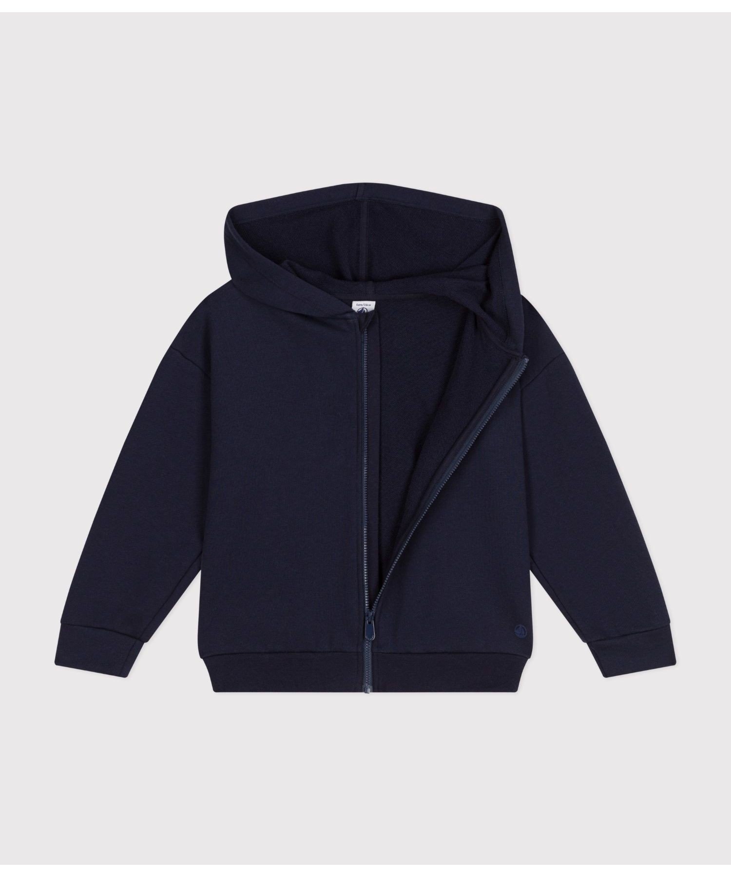 Толстовка на молнии PETIT BATEAU, Navy — фото 2
