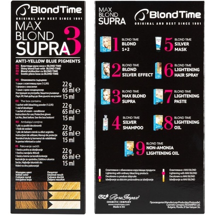 Средство для осветления волос Supra Max Ammonia Free Professional Results — фото 2