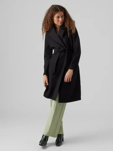

Длинное пальто Vero Moda "VMFORTUNEAYA SS23 LONG COAT NOOS", черный