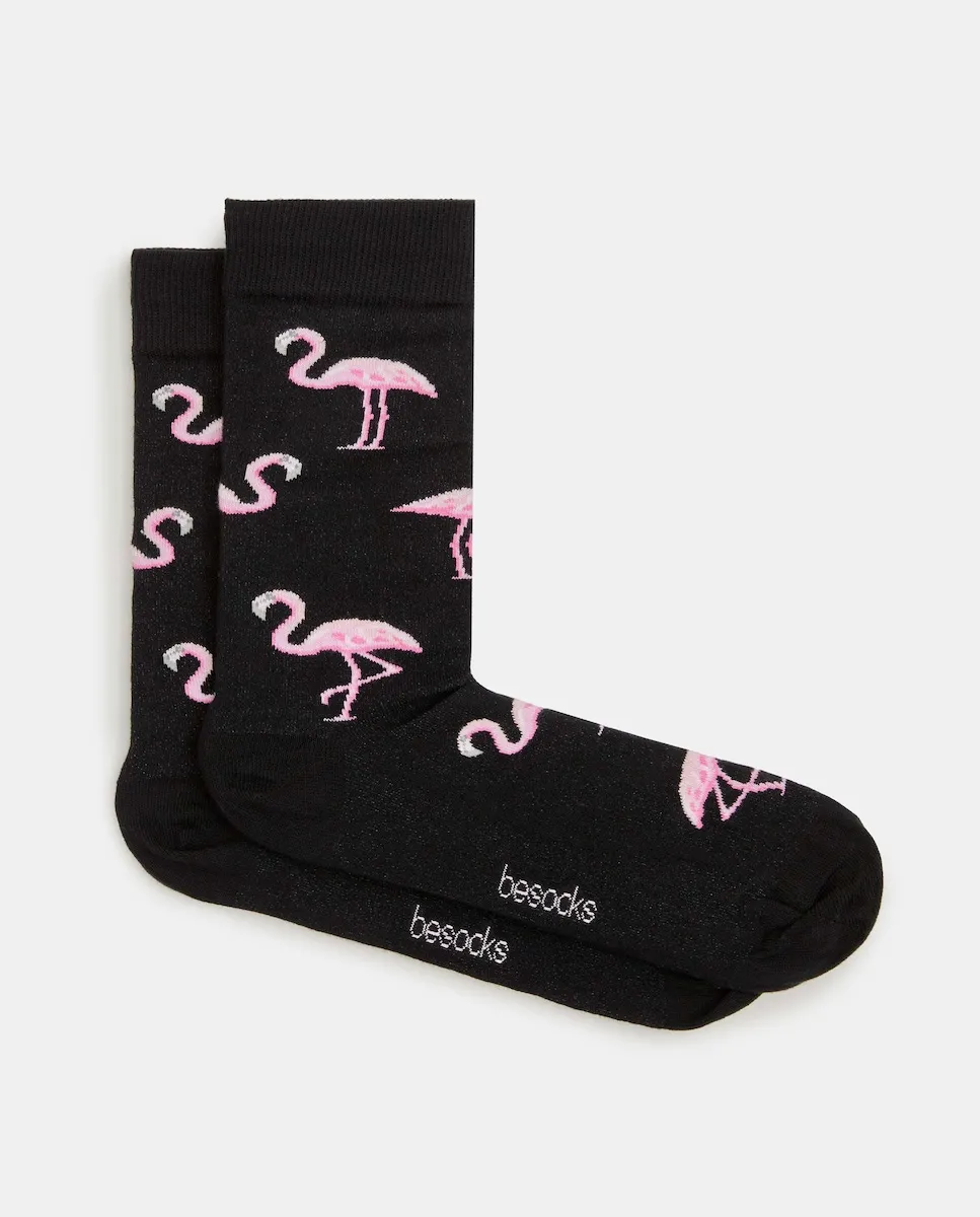 

Высокие унисекс носки из органического хлопка Besocks, черный
