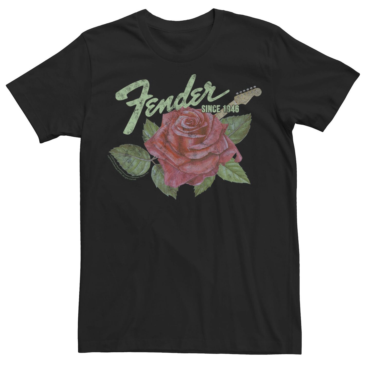 

Футболка с графическим логотипом Fender Big Rose для юниоров Licensed Character