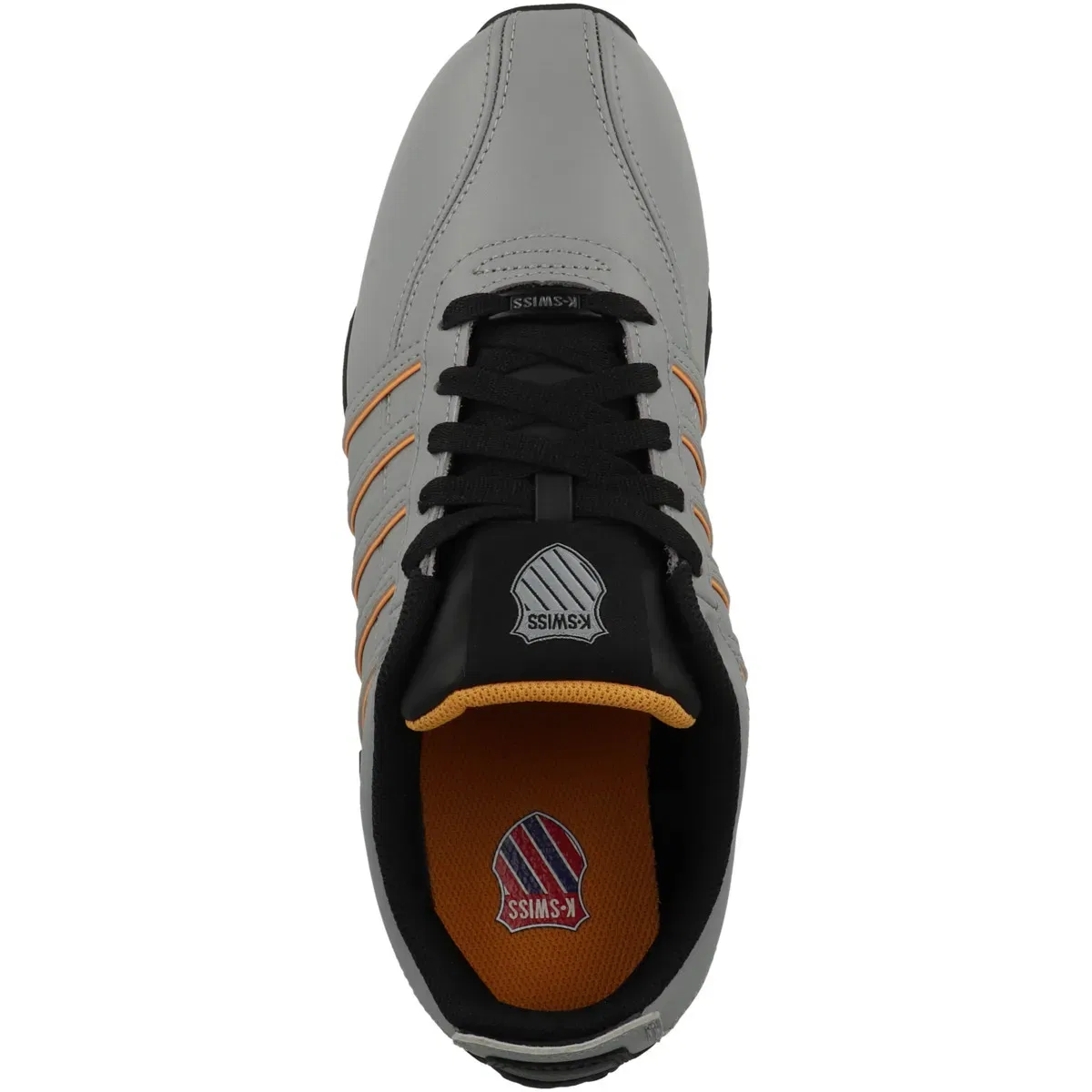 Кроссовки низкие из гладкой кожи, K-SWISS, светло-серый — фото 4