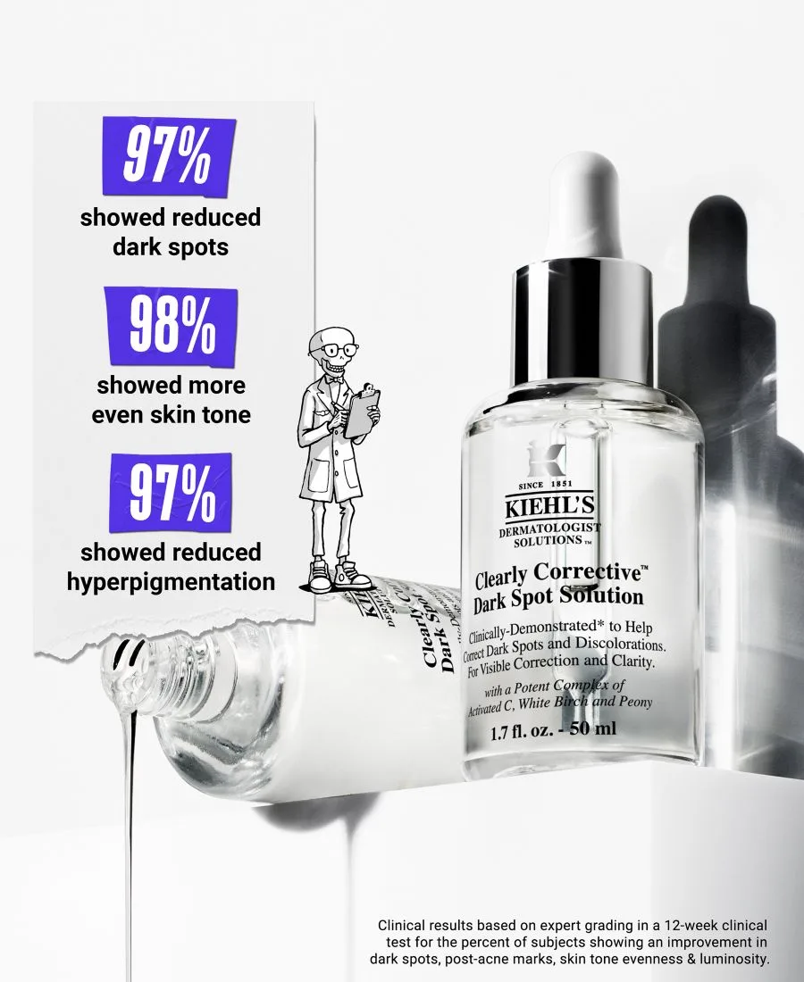 Kiehl's Since 1851 Средство от пигментных пятен Dermatologist Solutions Clearly Corrective Dark Spot Solution, 3,8 унции — фото 4