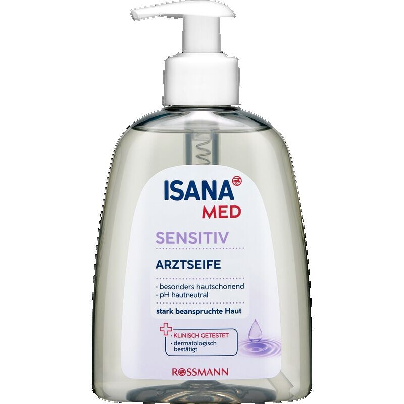 

Докторское мыло для чувствительных чувствительных ISANA, 300 ml
