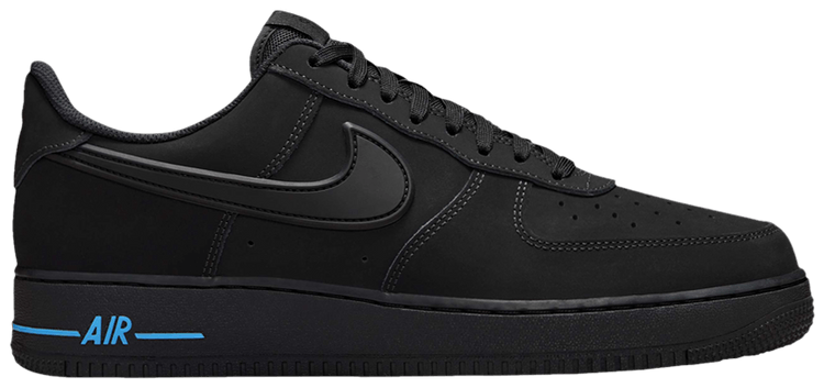 

Кроссовки Nike Air Force 1 '07 'Black University Blue', черный