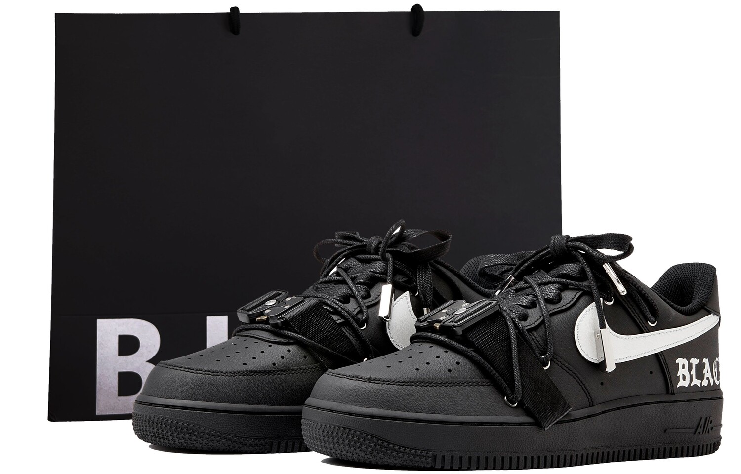 

Мужские кроссовки для скейтбординга Nike Air Force 1, Black