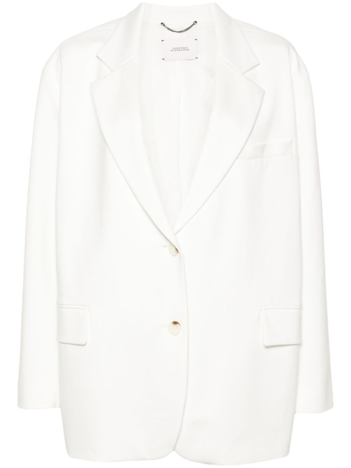 

Dorothee Schumacher однобортный пиджак, белый