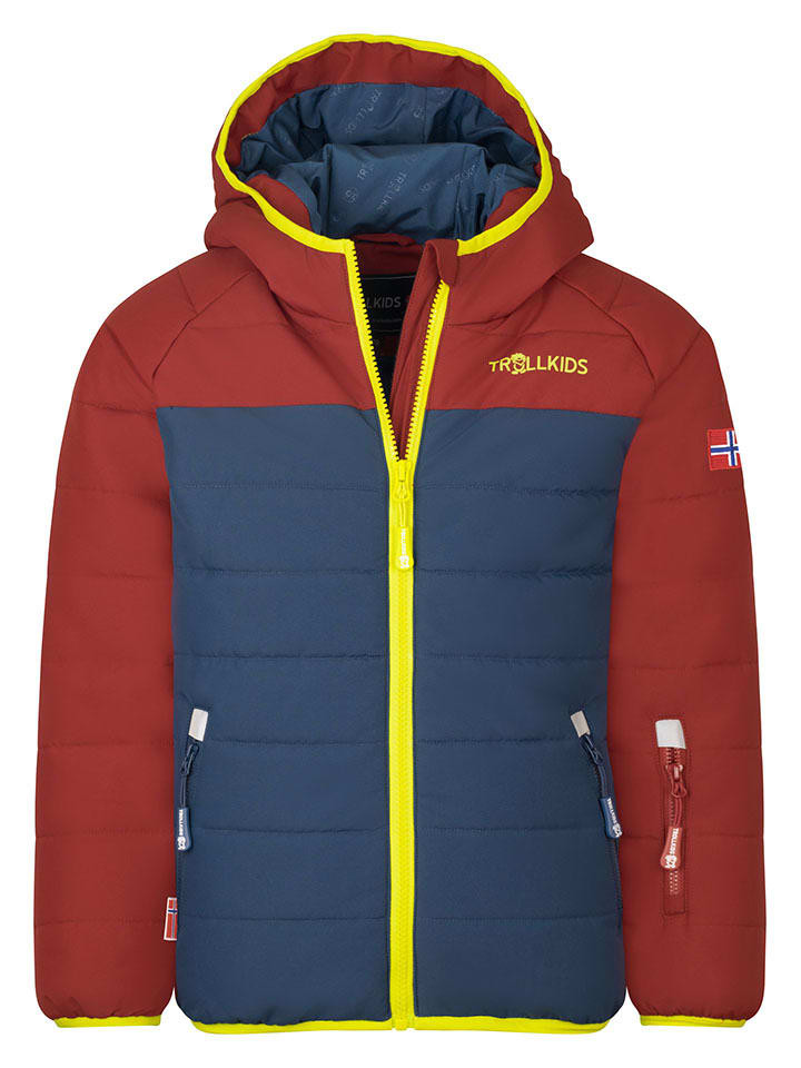 

Куртка для лыж/сноуборда "Hafjell" красного/синего цвета Trollkids