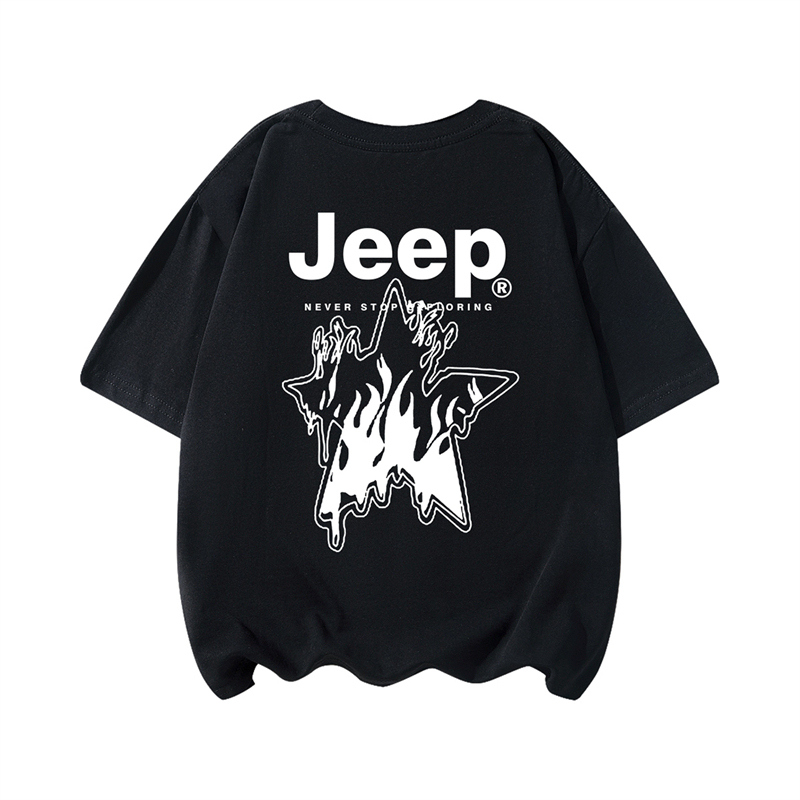 Футболка унисекс Jeep, черная — фото 4