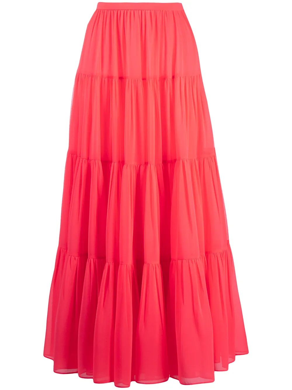 

Длинная ярусная юбка VALENTINO GARAVANI, розовый