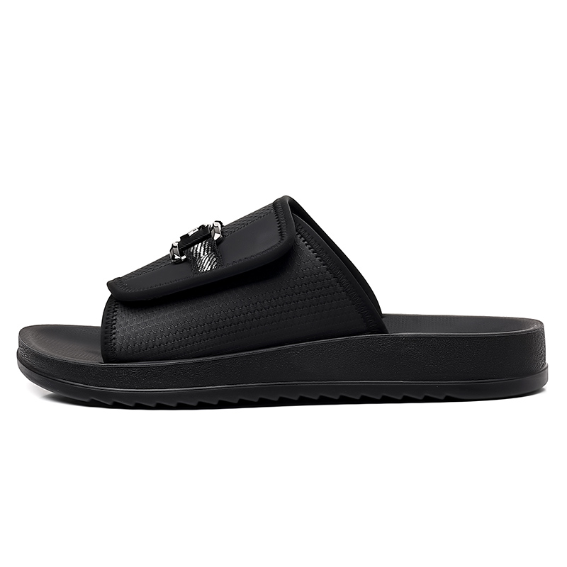 HBRK Скользостойкие амортизирующие шлепанцы мужские абрикос, цвет Apricot — фото 2