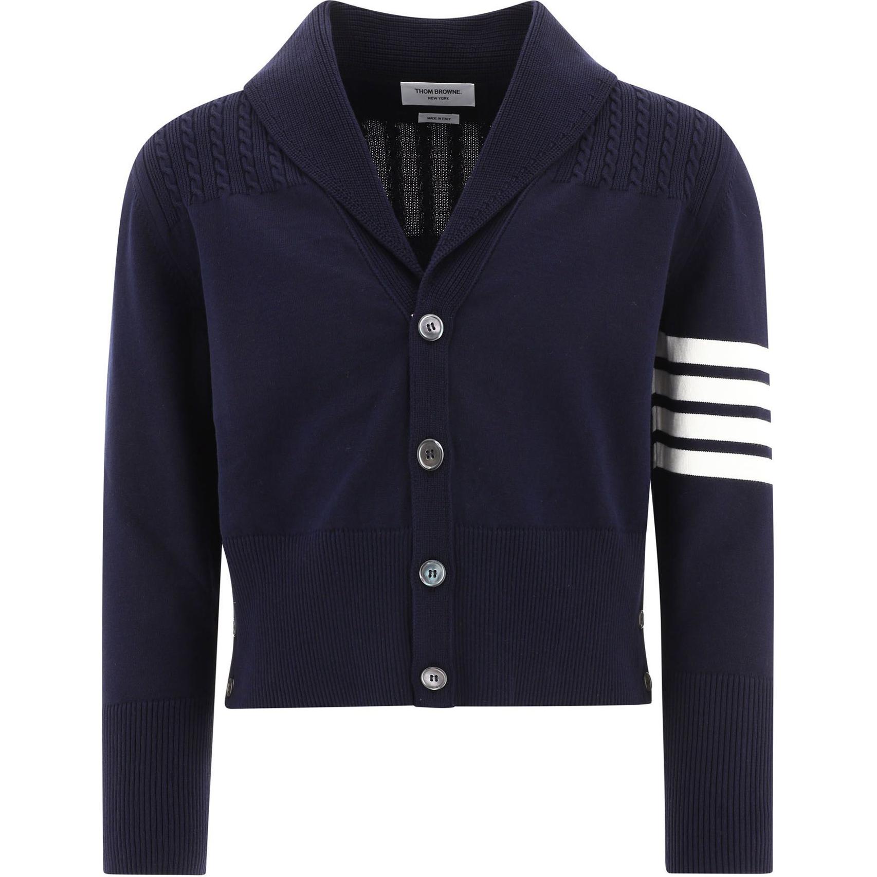 

Свитер мужской, цвет морской волны THOM BROWNE, Marine Blue
