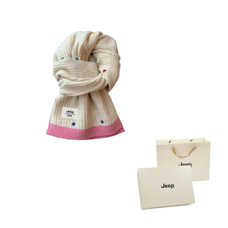 

Шарф из полиэстера Unisex Jeep, бежевый