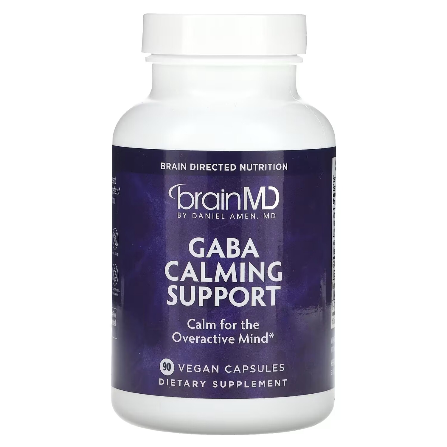 

Добавка BrainMD Gaba успокаивающая поддержка, 90 веганских капсул