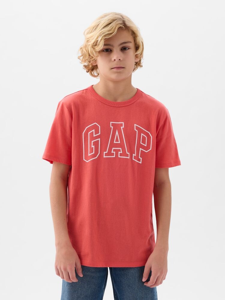 

Детская футболка с логотипом Gap, красный