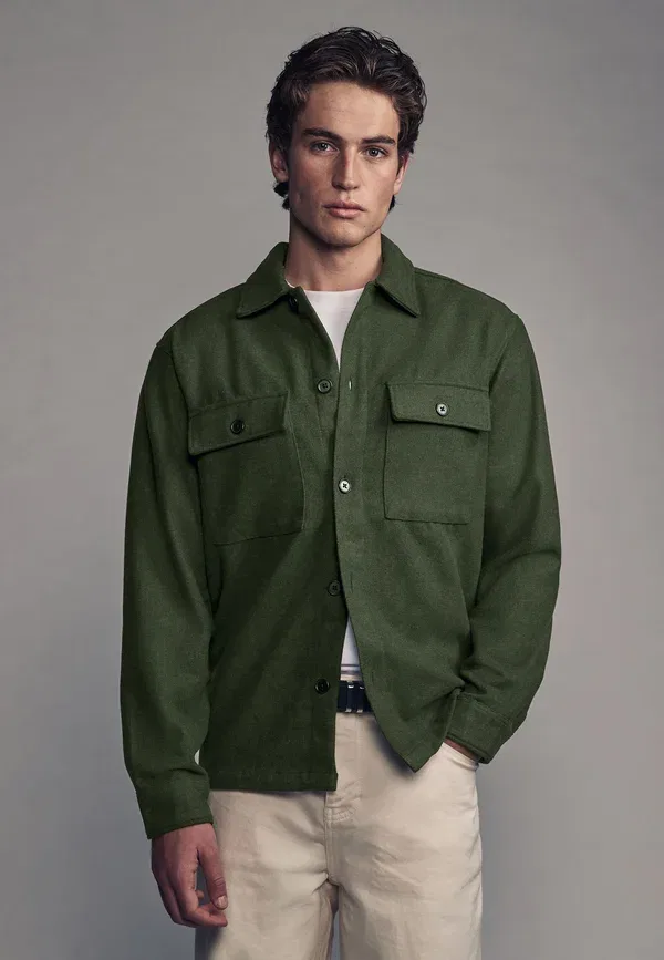 Куртка летняя Regular fit twin pocket Next, зелёный — фото 3