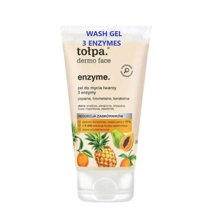 

Гель для умывания Derma Face Sebio с 3 ферментами, 150 мл, Tolpa