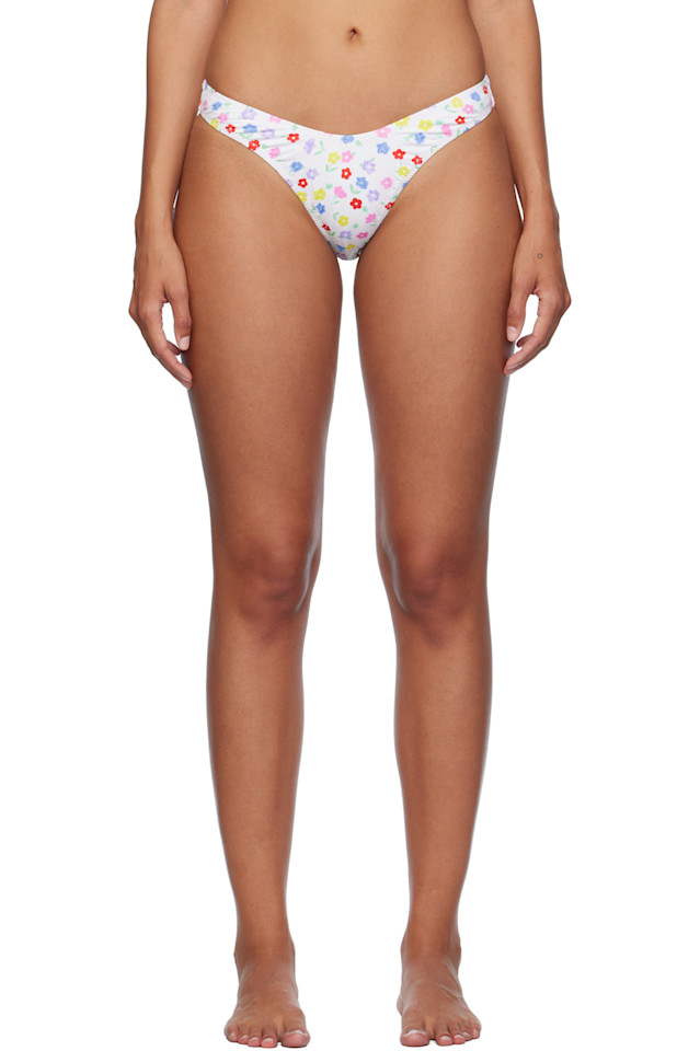 

Нижняя часть бикини Suki floral classic Frankies Bikinis, цвет dune daisy