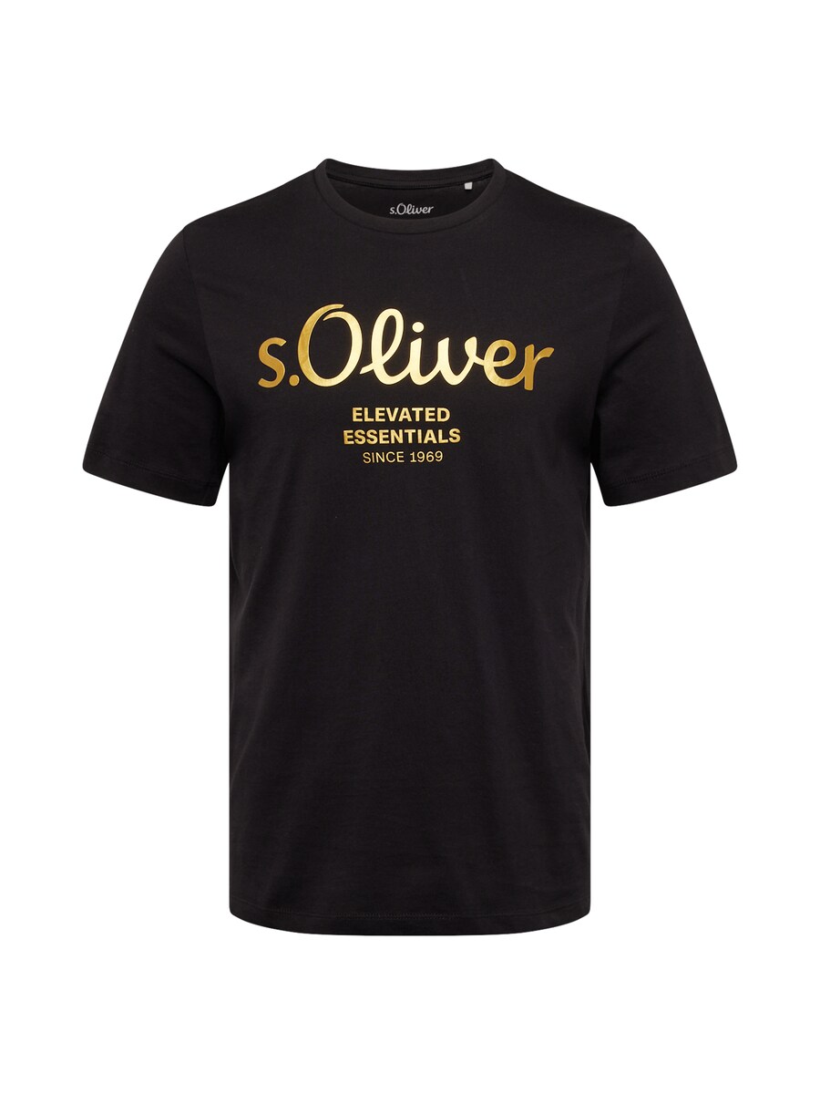 

Классическая футболка s.Oliver Shirt, черный