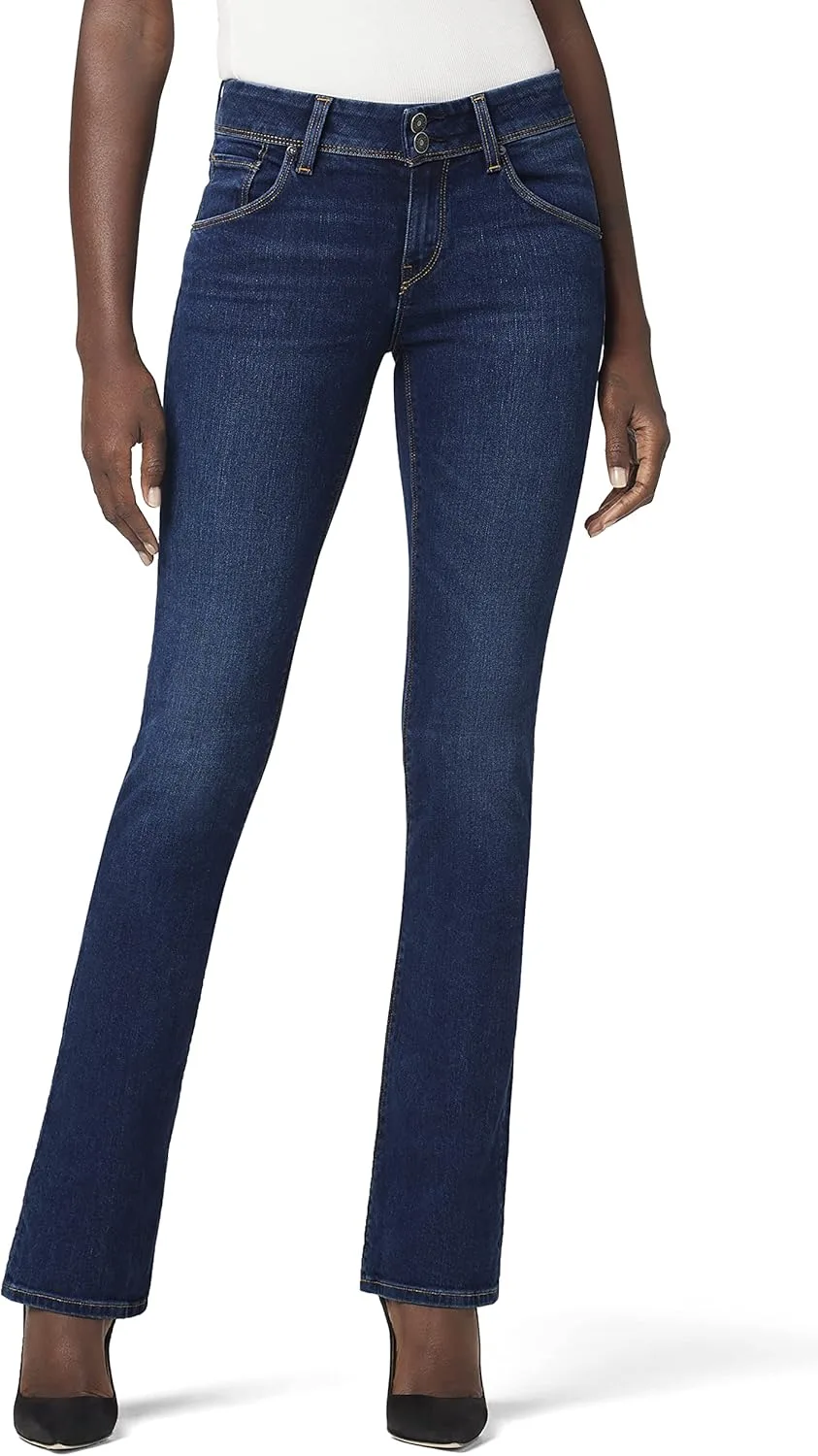 

Женские джинсы HUDSON Beth Baby Bootcut с задними карманами-клапанами