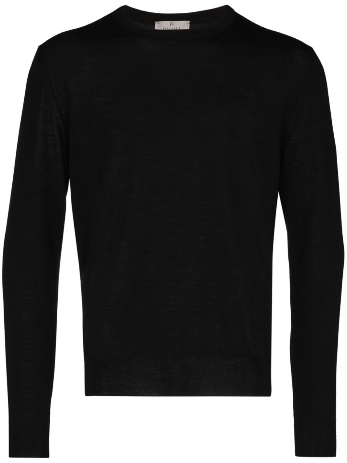 

Canali свитер с круглым вырезом, черный