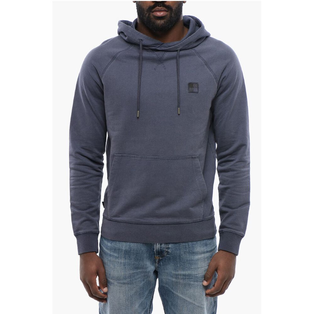 

Толстовка с капюшоном из матового хлопка Woolrich, Yellow