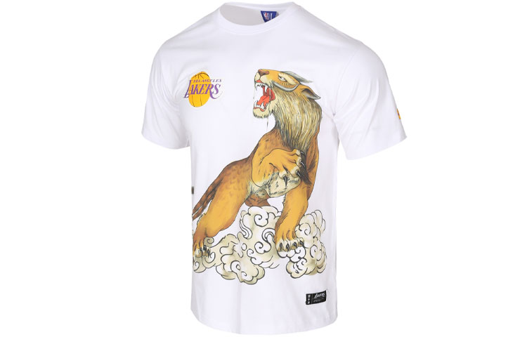 

NBA Футболка Los Angeles Lakers унисекс белая, Белый, NBA Футболка Los Angeles Lakers унисекс белая