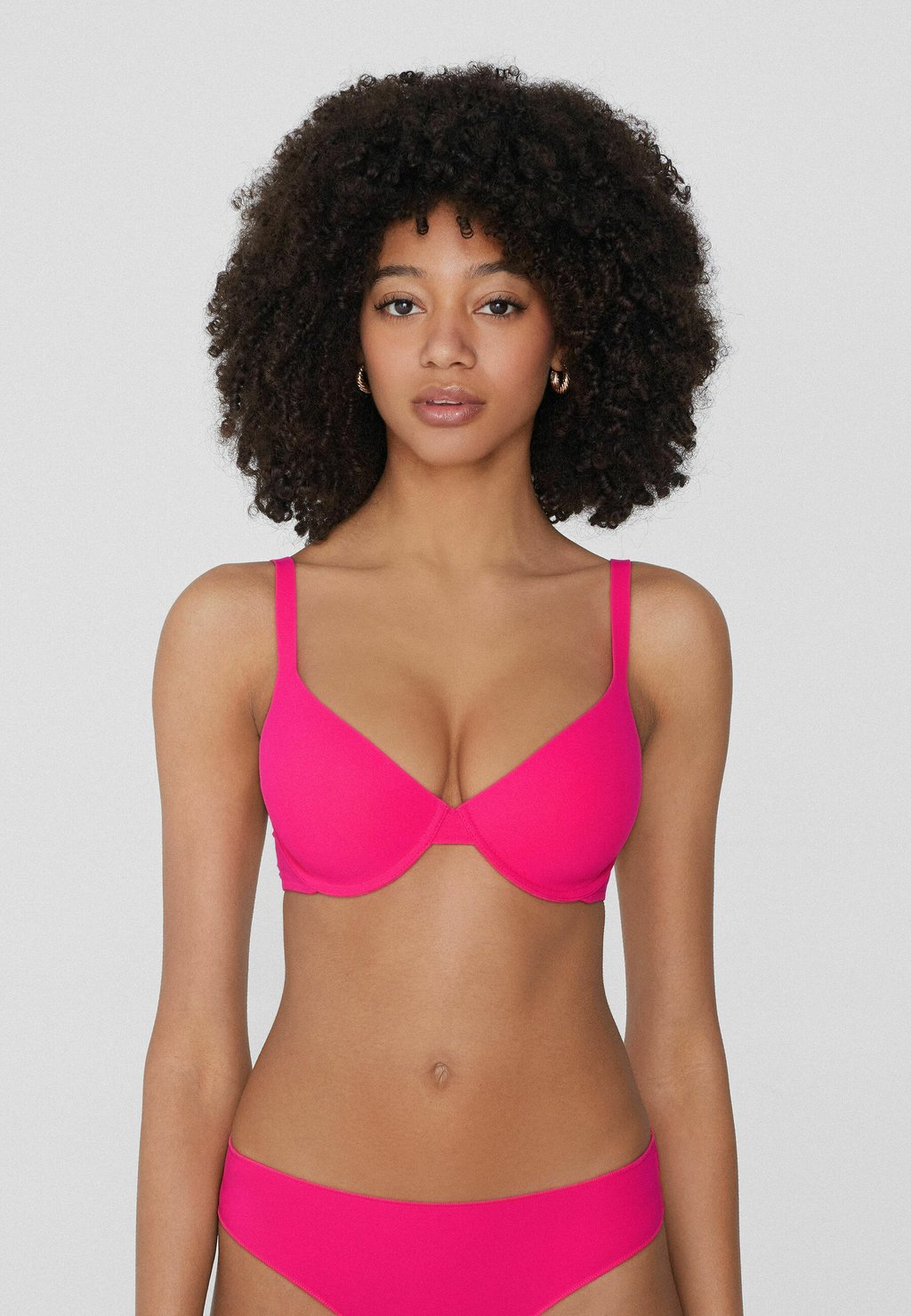 

Бюстгальтер на косточках Tezenis, неоново-розовый