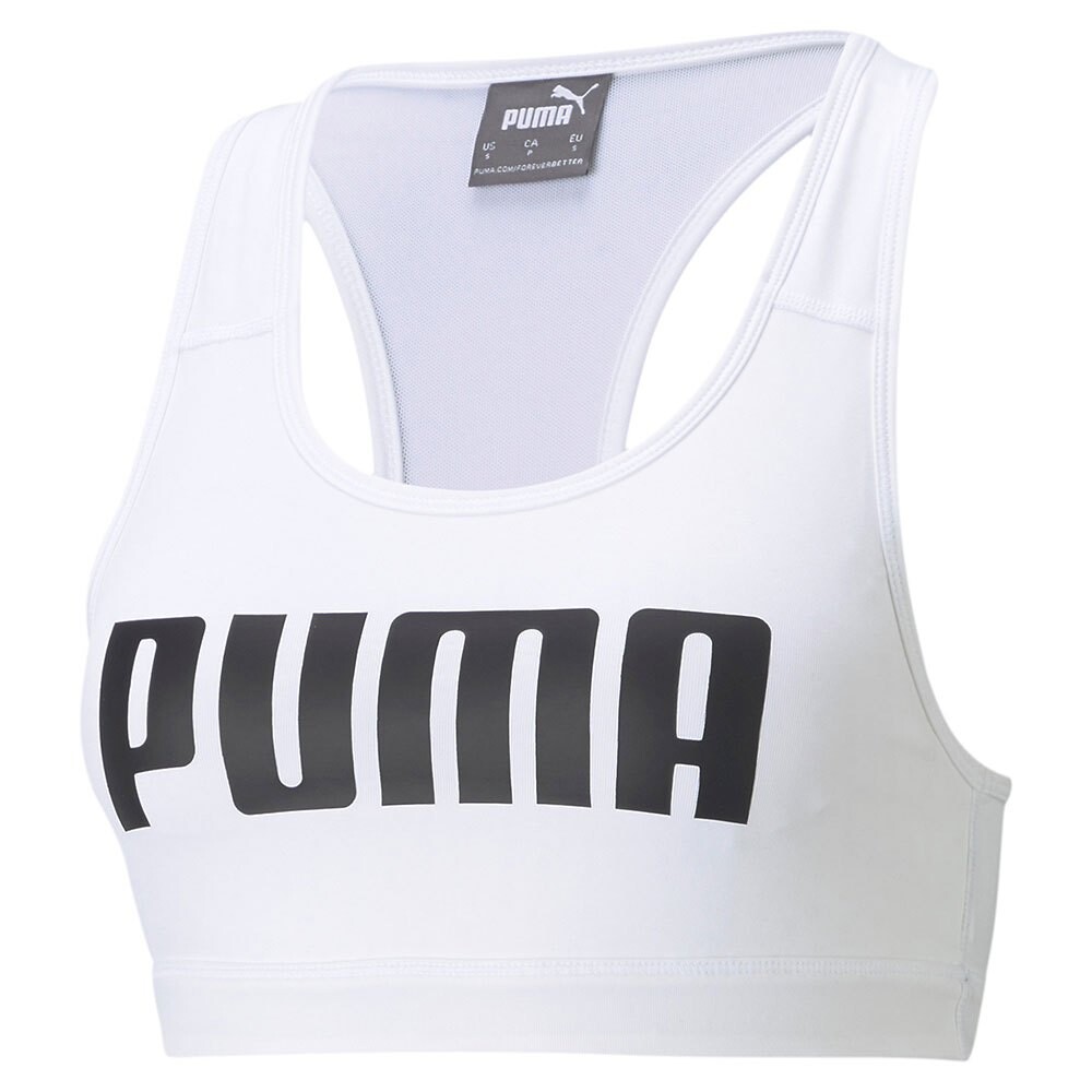 

Спортивный бюстгальтер Puma 4Keeps Mid Impact, белый