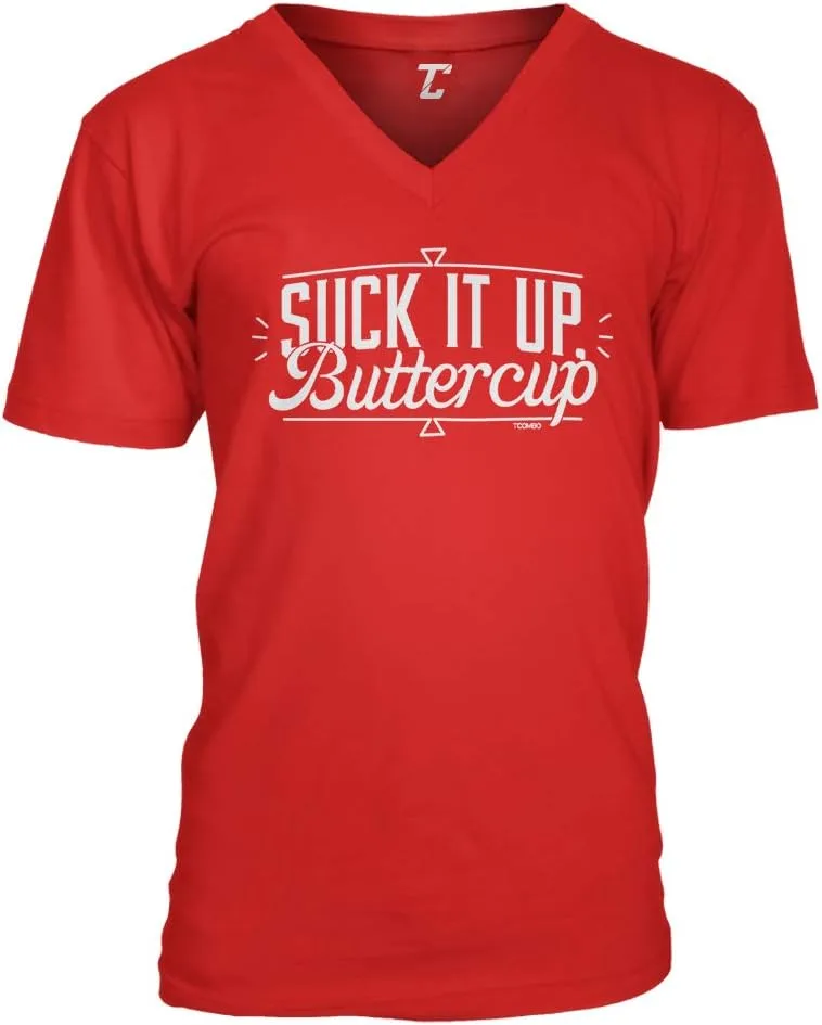 

Футболка V-Neck Unisex для фитнеса Suck It Up Buttercup Tcombo