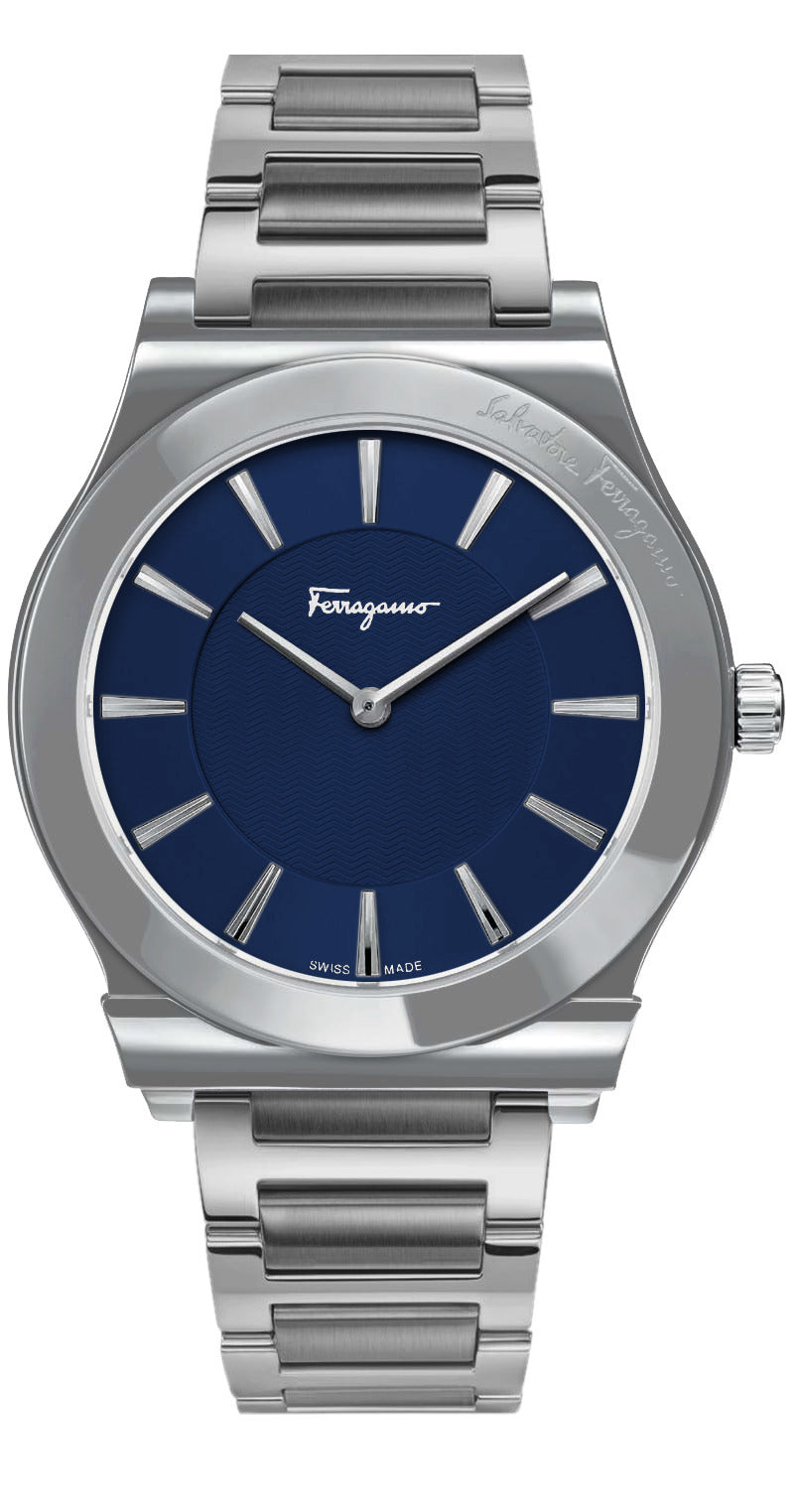 

Мужские кварцевые часы Ferragamo 1898 Slim 41 мм Salvatore Ferragamo, серебряный