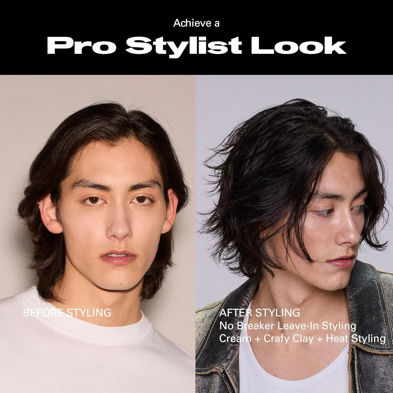 Набор для укладки Wolf Shag | Sebastian Professional No.Breaker Bonding & Styling Leave-in Cream 145 г + Sebastian Craft Clay, Remoldable Texturizing Hair Clay, 48 г — фото 4