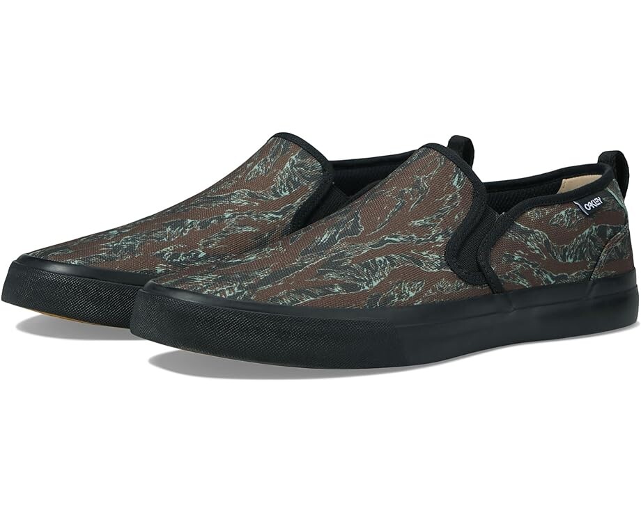 

Кроссовки Oakley B1B Classic Slip-On, цвет Brown/Green Tiger Camo