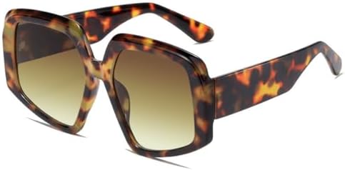 

Солнцезащитные очки необычной формы большого размера 2027 года для женщин и мужчин, защита от ультрафиолета UV400, панк-очки, градиентные солнцезащитные очки для женщин MTZJH, C3 Leopard