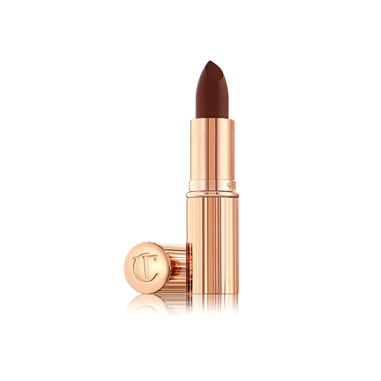 Помада Charlotte Tilbury KISSING - увлажняющая и питательная помада с светоотражающими пигментами для сияющего финиша и визуального увеличения объема губ., Night Crimson - plum red