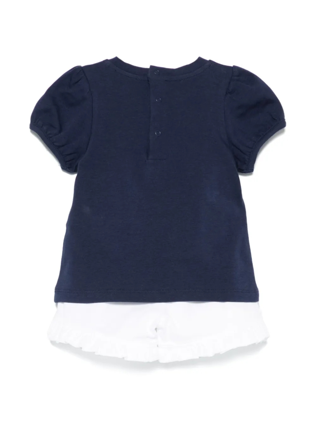 Комплект Teddy Bear из футболки и шортов Moschino Kids, синий — фото 2