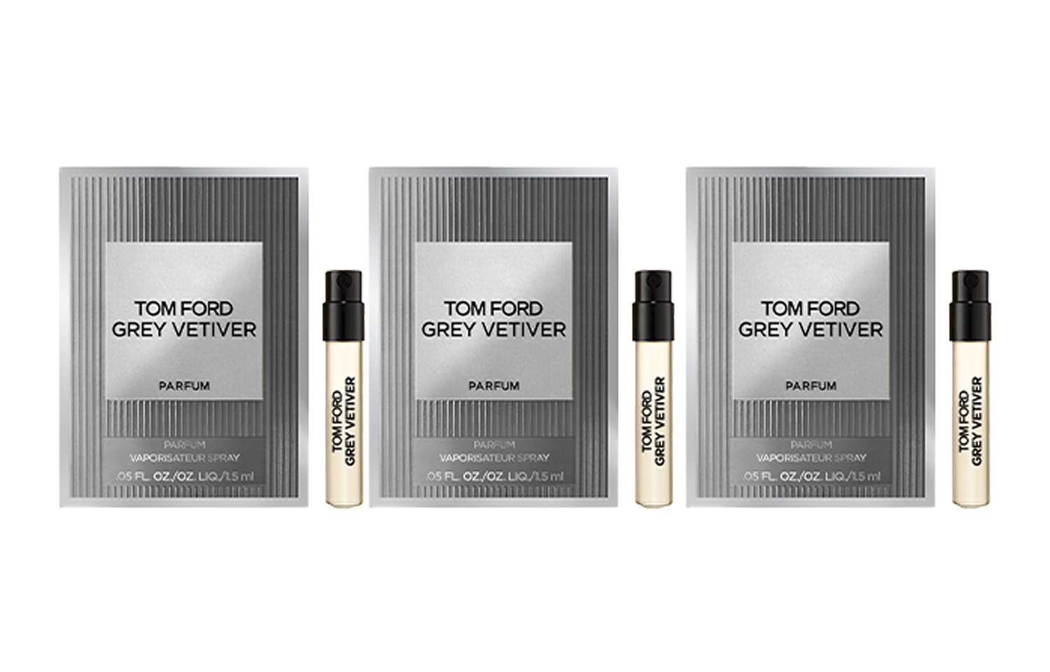 Набор пробников духов tf gray vetiver парфюм 1,5 мл*3 TOM FORD — фото 4