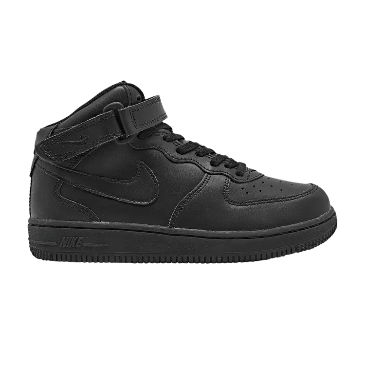 

Кроссовки Nike Force 1 Mid LE PS 'Triple Black', черный